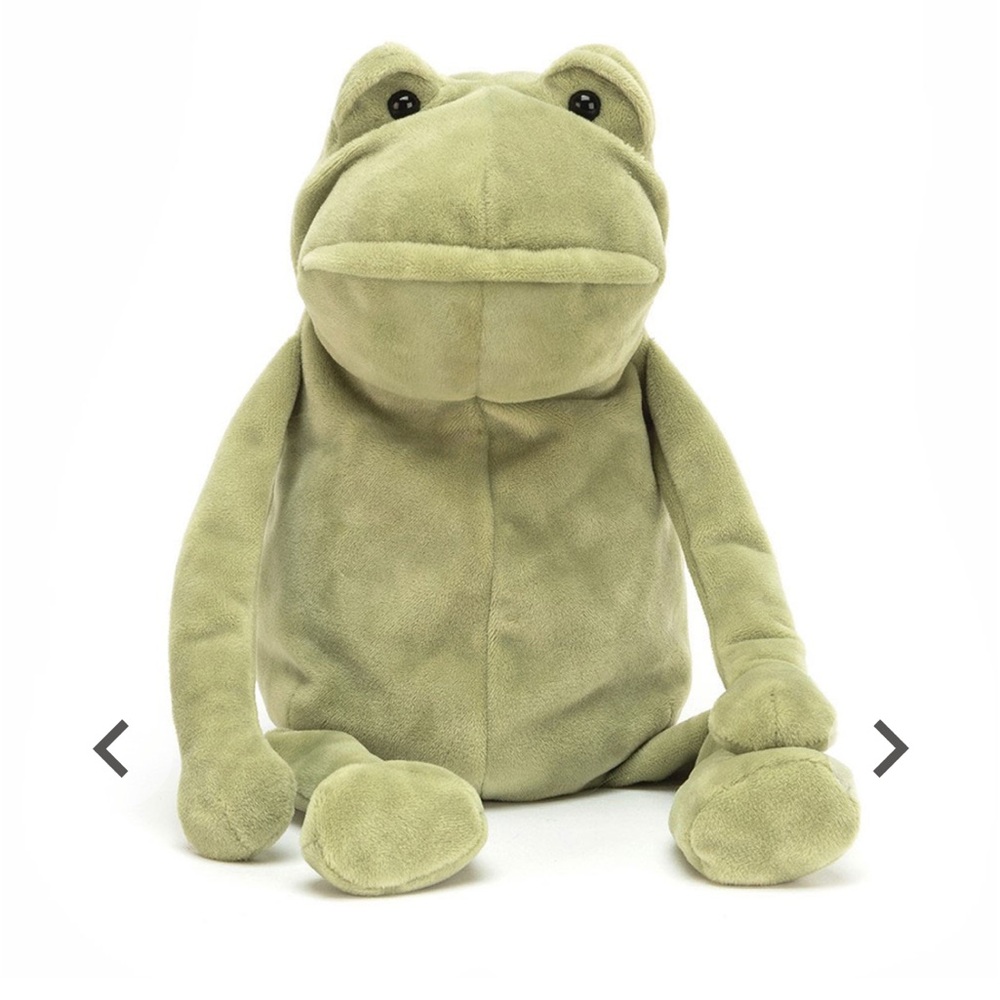 Jellycat Heritage 25th Anniversary Ferguson Frog 13" Plush Stuffed NWT 🐸✨🐸